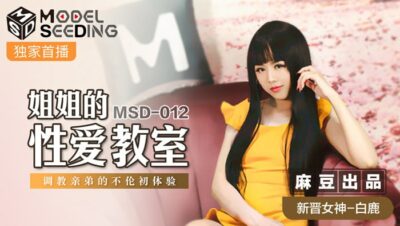 ⁣Sister’s Sex Classroom,The first incestuous experience of teaching my own brother MSD-012 