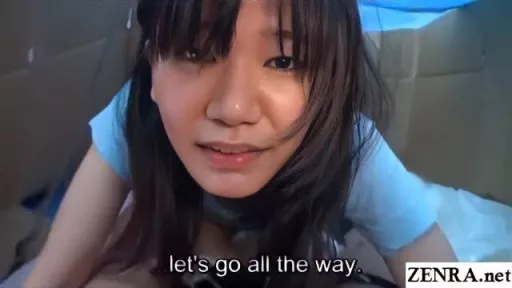  Homeless JAV Star Sex For Food In Cardboard Home Subtitled #Zenra 