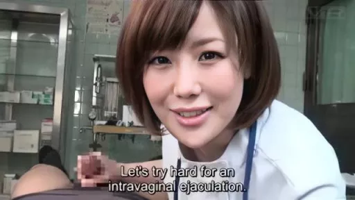  Subtitled CFNM Japanese Female Doctor Gives Patient Handjob #Zenra 