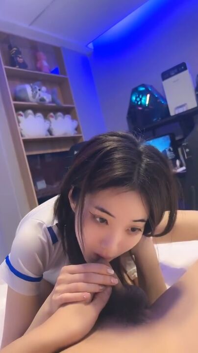 Sex with innocent girl with flight attendant costume 