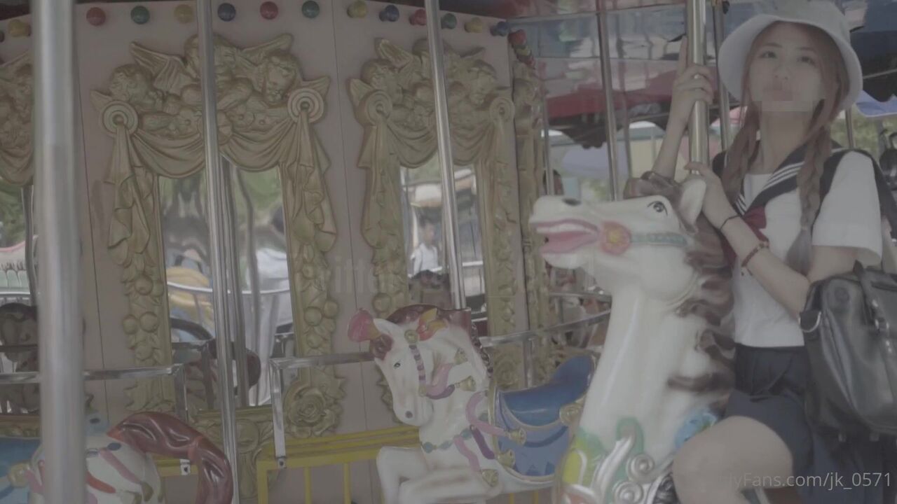 Dating with te*** school girl in school uniform and having sex at girls home after playing in amusement park 