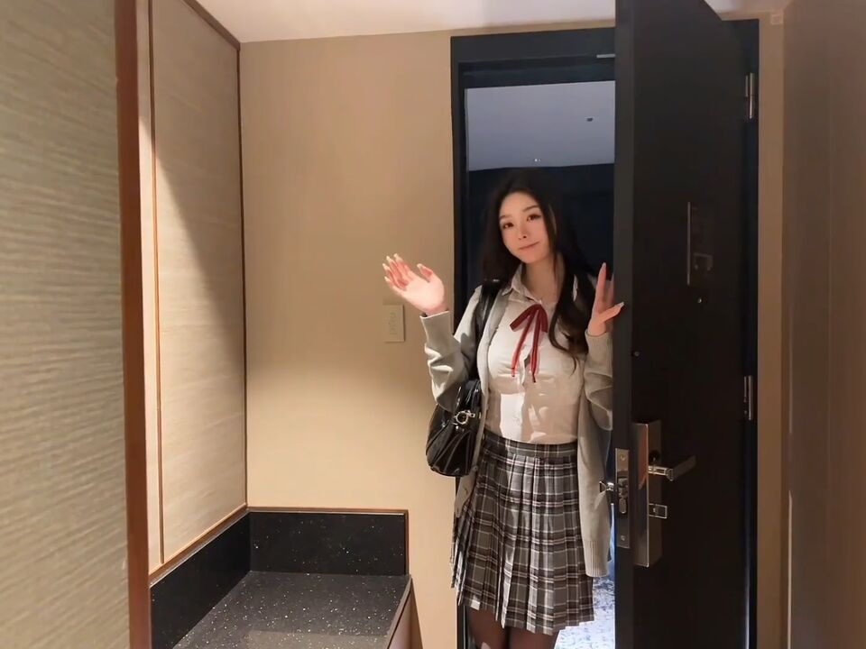 Fair skin school babe is a obedient sex slave of her sugar Daddy 