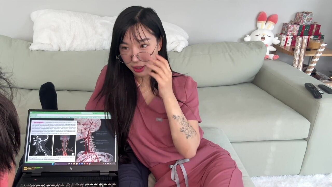 Horny college student seduces her schoolmate when they are studying together and makes him cum a lot 