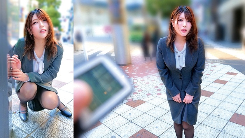 230ORECO662 Lovely OL gets orgasm on the street by remote vibrator. 