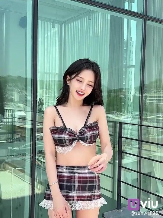 Fucking pretty girl in front of window, she is so shy and slutty 