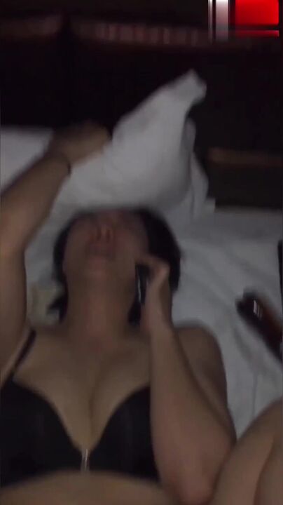 Horny wife likes playing cosplay, having a phone call during sex 
