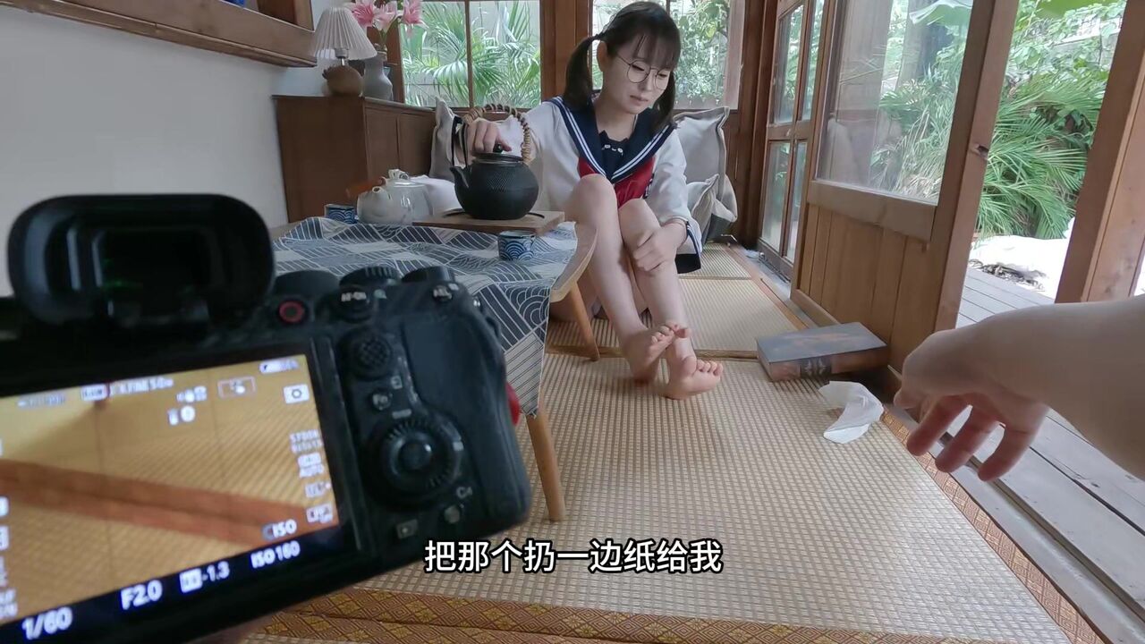 ⁣Cute school girl temptation 