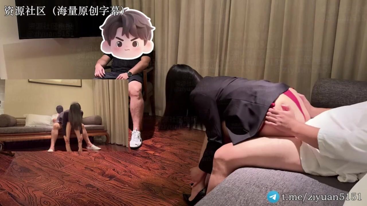 ⁣Couldnt hold back the climax by the single man, horny wife was punished by her husband 