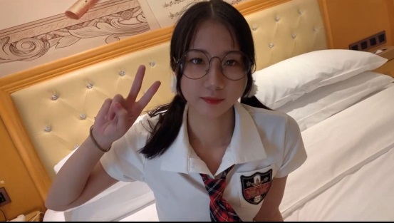 Jimmybiiig fucking te*** student in glasses and black stockings 