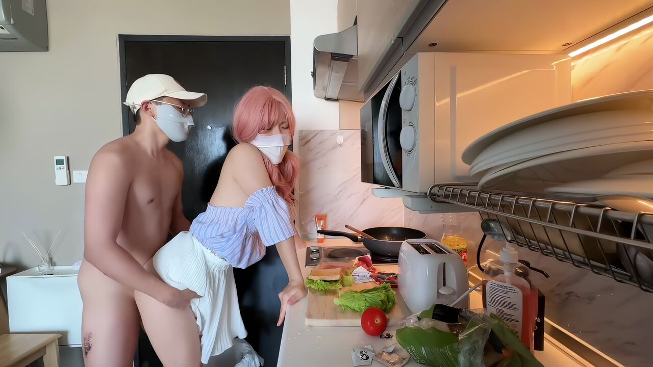 ⁣Violently assaulted cousin, the cook, in the kitchen while she cooked. 