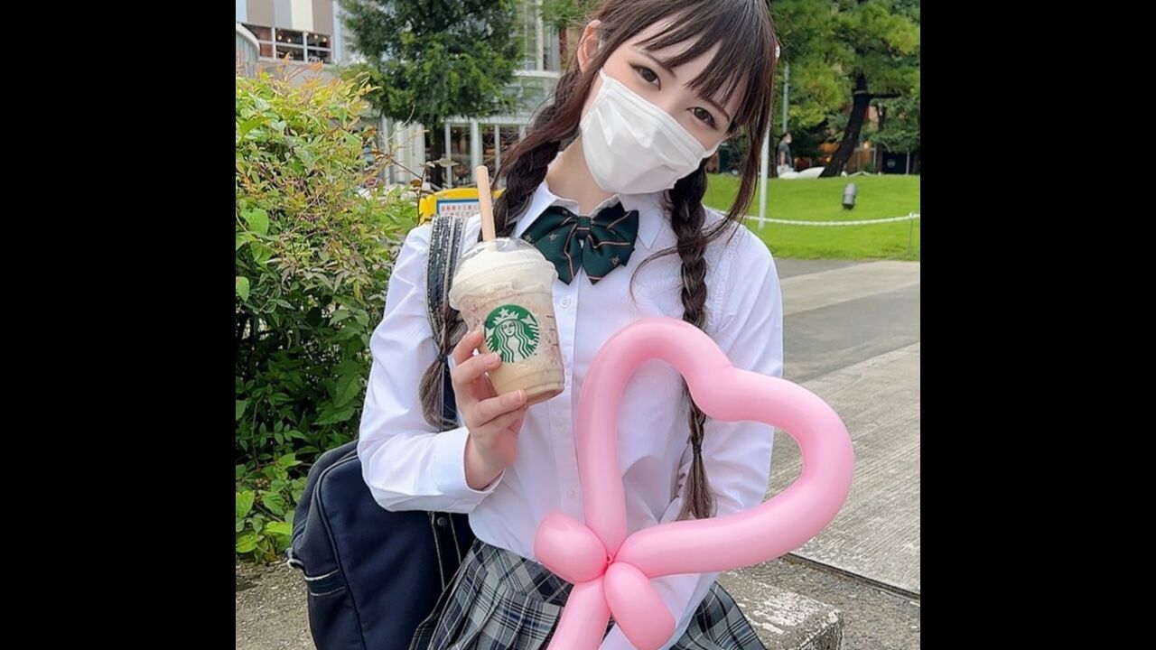 FC2PPV3090699 Cum in cute school girl with double ponytail 