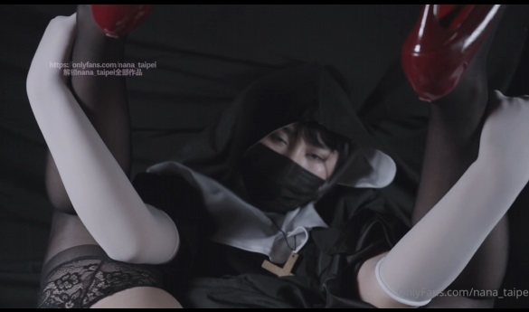 Horny Nun asked for creampie and moaned loud 
