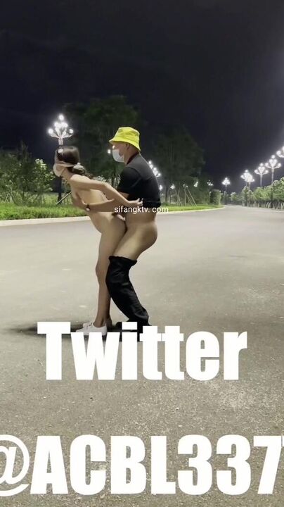 Horny Couple fucking in park and bus stop 