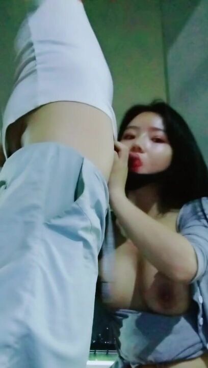 Outdoor sex and use vibrator on her ass 