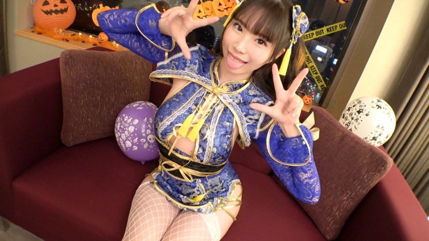 200GANA2612 Cum on Chun-Lis face on Halloween 