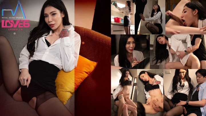 RAS307 Hot real estate agent with nice breasts sex with client for sales 