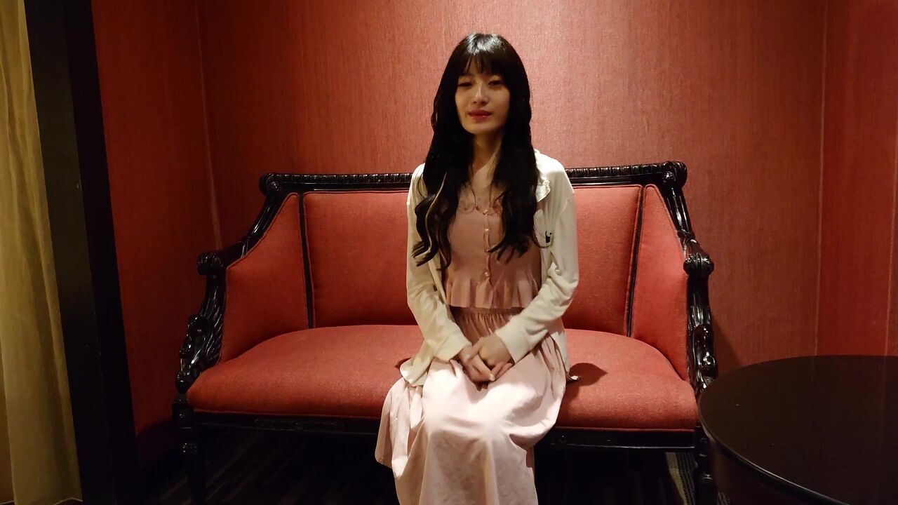 ⁣Pretty girl NANA sex video during casting 