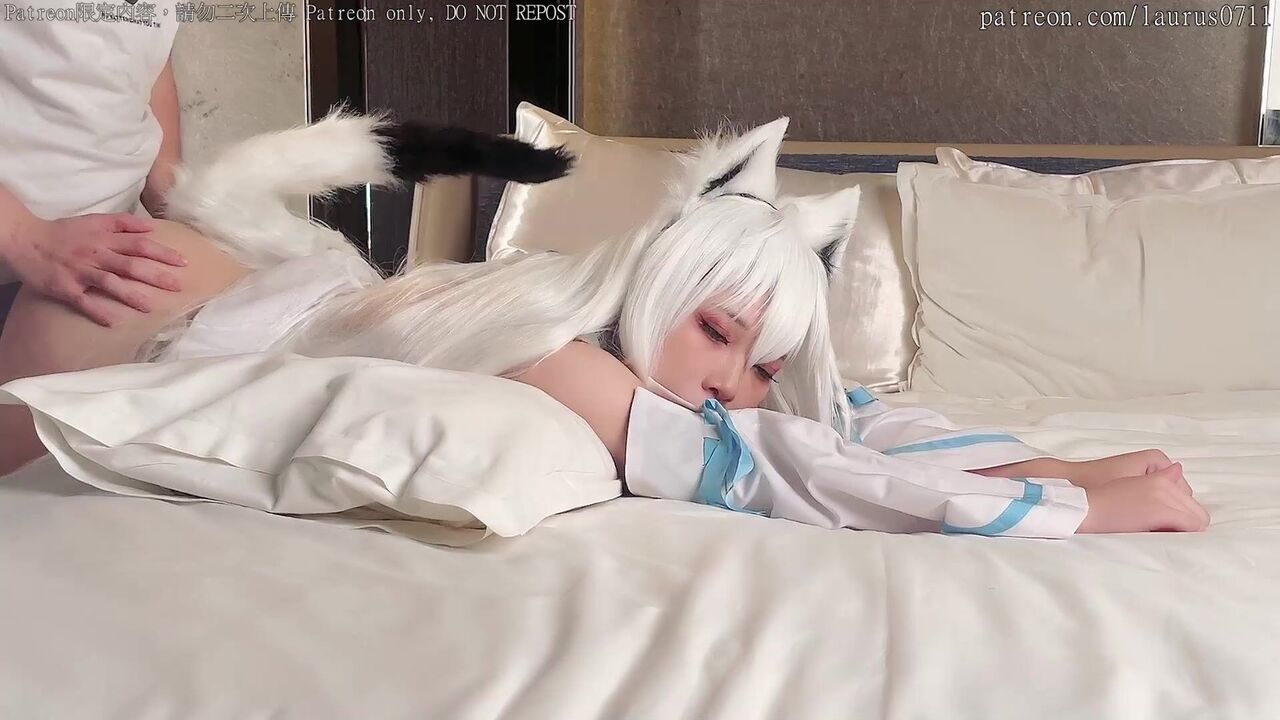 Hard fucking cosplayer, her moaning voice like a dog 