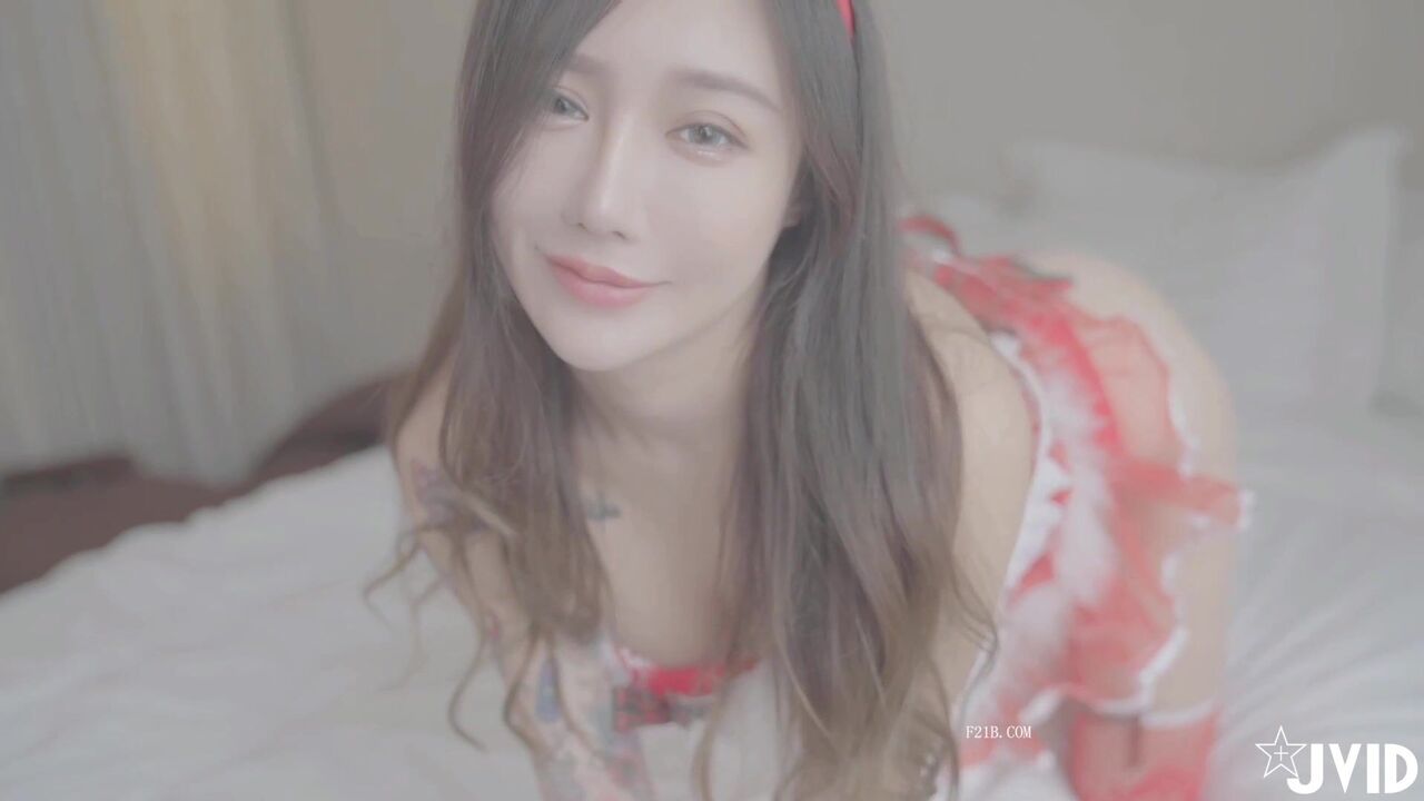 Sexy girlfriend seduction on Christmas 