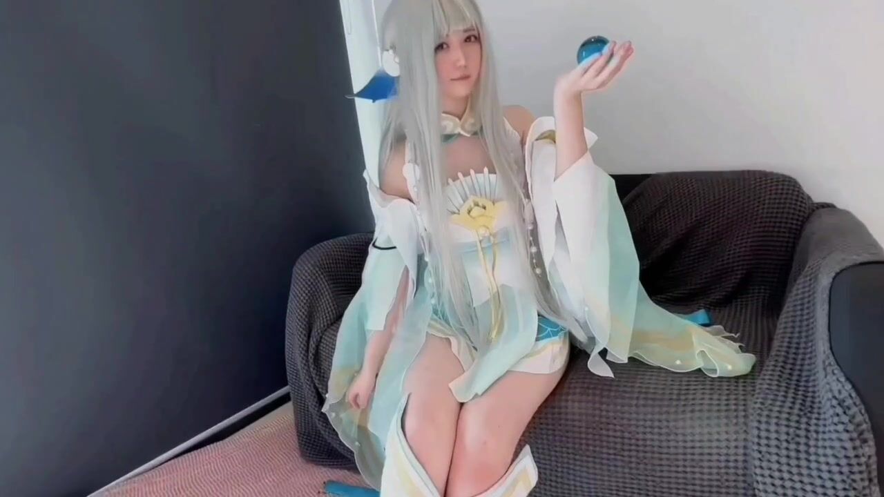 Fucking cosplayer who cos Xi Tzu in Honor Of Kings 