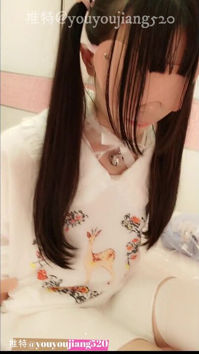 The li*** bitch with double ponytails is being trained and violated by the owner 