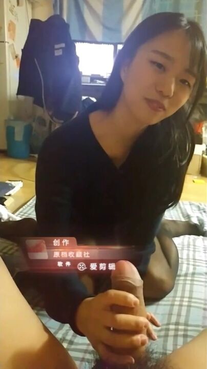Pure and elegant Korean girl eats and rides on boyfriends cock 