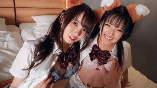 ⁣S-Cute 536_aoi_t22 Creampie 3P with beautiful girls in uniforms and fur ears 