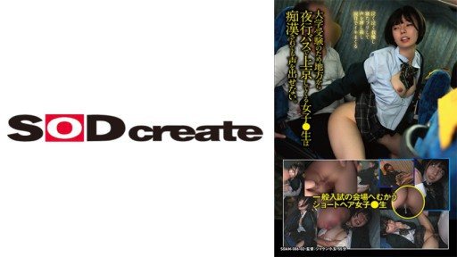 107SDAM-08602 A high school girl who comes to Tokyo by night bus from a rural area to take university entrance exams is unable to speak out even though she is being molested. I hol 