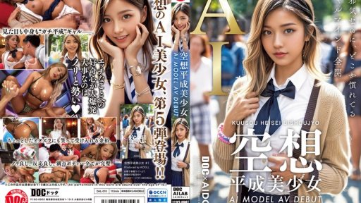 ⁣DAL-010 Fantasy Heisei Beautiful Girl AI MODEL OF DEBUT Kurosaki Hana 