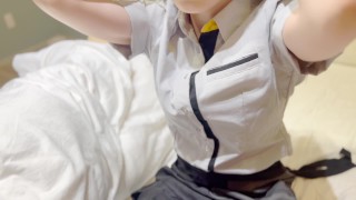 Teasing and Filling Up an 18-year-old McDonalds Worker with Pleasure 